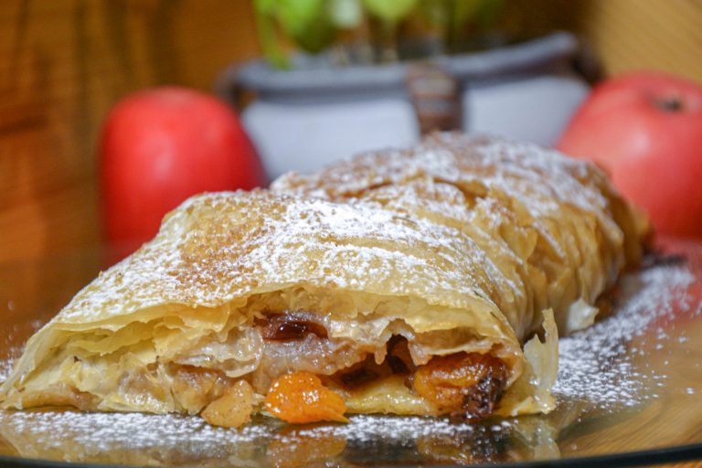 Easy Homemade Apple Strudel in Phyllo Dough - Tasted Stories